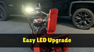 Easy LED upgrade for your Ariens Deluxe 28 Snowblower [upl. by Hsilgne]