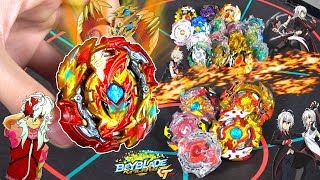 LORD SPRIGGAN vs ALL SPRIGGAN  SPRYZEN EVOLUTIONS BEYBLADE BURST GT ベイブレードバーストガチンコ [upl. by Ylnevaeh]