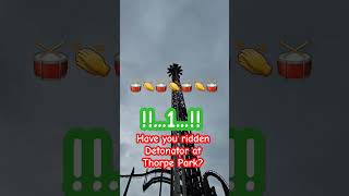 Detonator  Thorpe Park  Oktoberfest Audio 2023 rollercoaster themepark travel [upl. by Ennayhc]