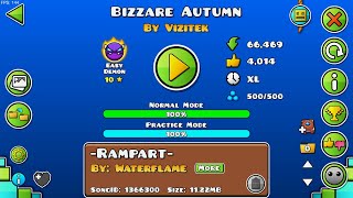 Bizarre Autumn by Vizitzk Easy Demon Geometry Dash [upl. by Isolde]