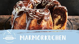 Marmorkuchen  Omas Marmorkuchen  Marmor Gugelhupf  Einfach Backen [upl. by Atiuqat187]