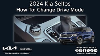 Refreshed 2024 Kia Seltos  How To Change Your Drive Mode [upl. by Kciv]