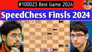 Nakamura vs Firouzja  SpeedChess Finsls 2024 chess [upl. by Oaoj982]