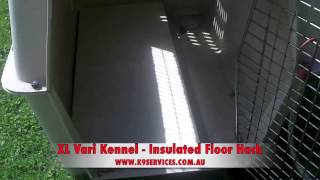 Vari Kennel Dog Crate Hack  Custom Insulated Floor Install  wwwk9servicescomau [upl. by Fionna]