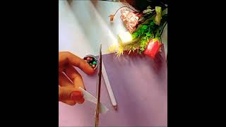 DIY CUTE PENCIL TOPPER 🌈⚜️Pencil decoration ideas craftworld shortvideo [upl. by Maurita]