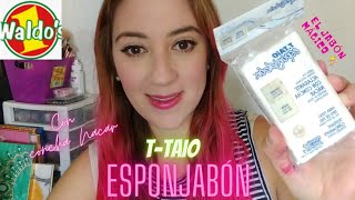 TTAiO ESPONJABÓN  JABÓN  ESPONJA  ACLARANTE CON CONCHA NÁCAREL JABON MAGICO✨ [upl. by Papagena529]