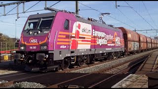 6 Years Ago  HSL Logistik Akiem 186 383  Coal Train At Blerick the Netherlands 🇳🇱 Sept 2018👍👍👍👍🚂 [upl. by Anh]