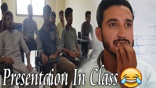 How Students Give Presentations In class 😂 Sialkot Vines [upl. by Hannasus]