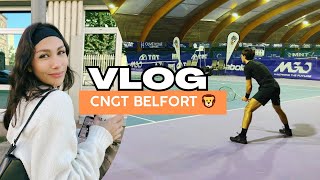 VLOG 1 CNGT de Belfort 🎾  La maladie nous a eu… [upl. by Lahcsap283]