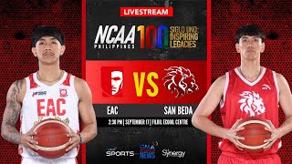 EAC vs San Beda Men’s Basketball  NCAA Season 100  Replay [upl. by Saqaw449]