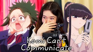 KOMIS DOG💀  Komi Cant Communicate Season 1 Episode 3 REACTION [upl. by Eissahc354]