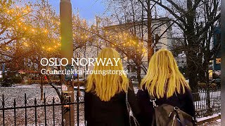 OSLO NORWAY Virtual Walking Tour🇳🇴 GrunerløkkaYoungstorget 4K60ftp [upl. by Pru]