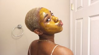 Turmeric amp Honey Face Mask For a Week [upl. by Tnomal112]