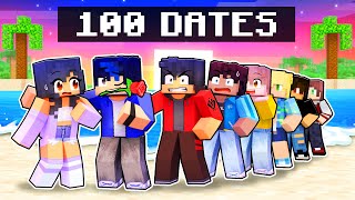 Going on 100 DATES in Minecraft [upl. by Amri]