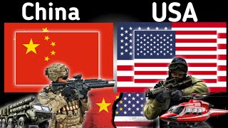 USA vs China Military Power Comparison 2024  China vs USA Military Power 2024 [upl. by Ahter383]