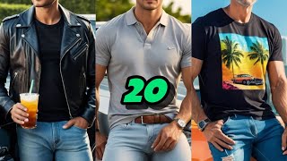 20 prendas para armar COMBINACIONES con PANTALÓN de MEZCLILLA para Hombre [upl. by Anayk]