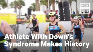 Chris Nikic Becomes First Athlete With Down Syndrome to Finish an Ironman  NowThis [upl. by Ueih]