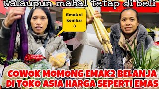 BELANJA HARTA KARUN DI TOKO ASIA WALAUPUN MAHAL TETAP DI BELI BERSAMA EMAKNYA KEMBAR 3 [upl. by Aelrac]