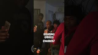 EXCLUSIVE FOOTAGE Wallo visits Teefy Bey and Nizzy weeks after release from prison 🎬🎥🎙️🔥 [upl. by Romeyn]