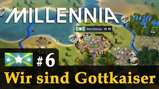 6 Wir sind Gottkaiser ✦ Lets Play Millennia Wallonien✦ KI Großmeister [upl. by Mulderig960]