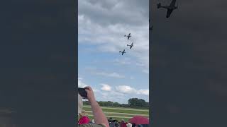 Formation flight Oshkosh airventure Day 2 [upl. by Johnette]