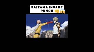 saitama vs genos saitama insane punch👊🏼😱 [upl. by Slocum]