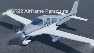 Project SR22 Cirrus Airframe Parachute Test 1 [upl. by Lishe]