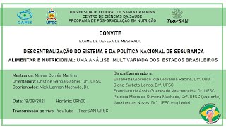 Defesa Mestrado  Milena Corrêa Martins [upl. by Guild]