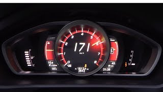 2017 Volvo V40 T5 Polestar Geartronic 253 HP 0100 kmh amp 0100 mphAcceleration [upl. by Knah812]