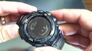 Casio Pathfinder Protrek Solar Power Watch PRG130Y1 [upl. by Darreg]