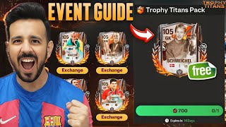 F2P GUIDE  HOW TO GET 600 TROPHY TITAN TOKEN amp FREE 105 RATED PLAYER [upl. by Sutsuj]