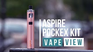 Aspire PockeX Vape Kit Review  Vape View  VAPE SUPERSTORE [upl. by Yeldnarb]