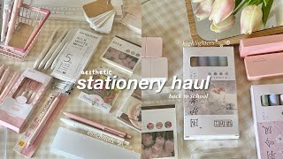 huge aesthetic stationery haul🌷  ft journalsay [upl. by Akimal410]