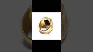 Men’s 3 Crests Gold Ring – Bold and Timeless Elegance [upl. by Droffats]