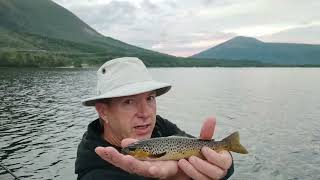 Fishing for arctic brown trout [upl. by Candra]