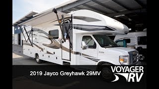 2019 Jayco Greyhawk 29MV Class C Motorhome Video Tour  Voyager RV Centre [upl. by Yellat]