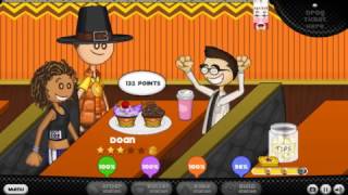 Papas Cupcakeria HD  All Thanksgiving Toppings Unlocked [upl. by Ycnaffit]