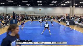 Mideast Qualifier 2024  Circle City 16 Purple vs KC Power 16 Black [upl. by Allets]