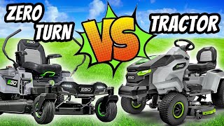 Whats Best  ZTR vs Lawn Tractor 🚜🚜🚜 [upl. by Smallman]