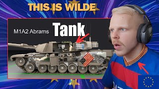 Latvian Reacts how Tank M1A2 Abrams Works [upl. by Alisander]