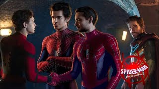 SpiderMan SpiderVerse  Live Action Short Film HD Tobey Maguire Andrew Garfield Tom Holland [upl. by Sinnaiy803]