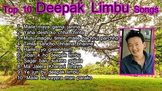 Deepak Limbu Songs Collection  Nepali Songs Collection [upl. by Marela]