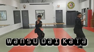 Wansu Dai Kata  Northern Karate Schools Don Mills Demo Practice [upl. by Rehpotsirhk]