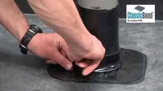 Rubber Roof Pipe Wrap  EPDM Installation Guides and Training [upl. by Philender]