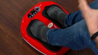 Power Legs Vibrating Foot Massager Platform w Acupressure on QVC [upl. by Eph]