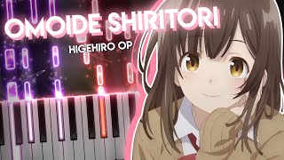 Omoide Shiritori  Hige wo Soru Soshite Joshikousei wo Hirou OP  DIALOGUE piano [upl. by Senoj]