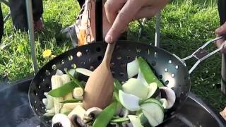 Campfire Stir Fry amp BBQ Wok [upl. by Ylekalb746]