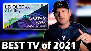 Sony A90J vs LG G1 OLED  Best TV of 2021 [upl. by Durno]