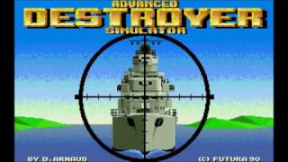 Advanced destroyer simulator  Atari ST [upl. by Swihart386]