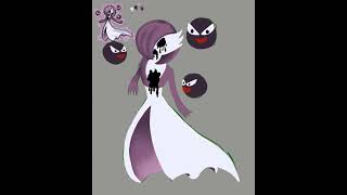 Gastly gardevoir pokemon fusion [upl. by Hallee]